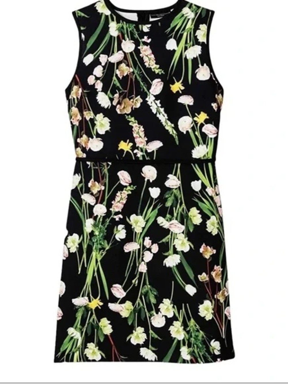 Victoria Beckham for Target Black Floral Sheath Dress